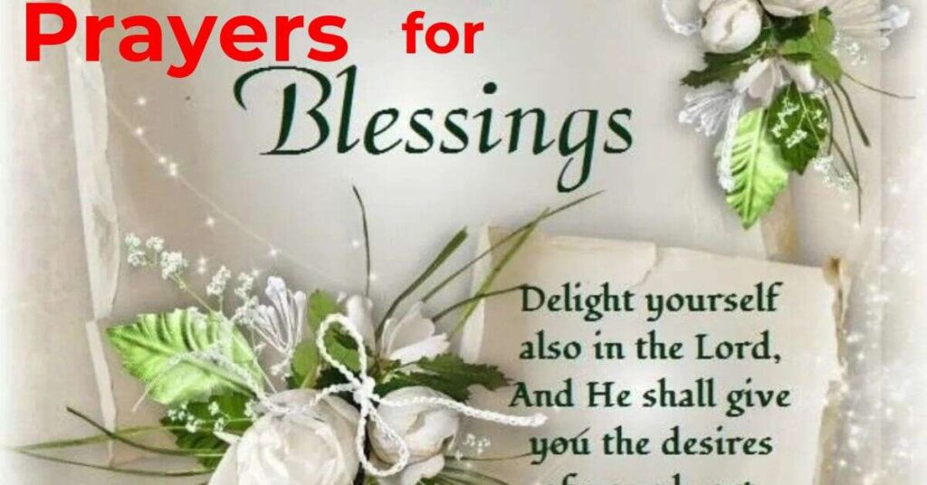 Prayers for Blessings