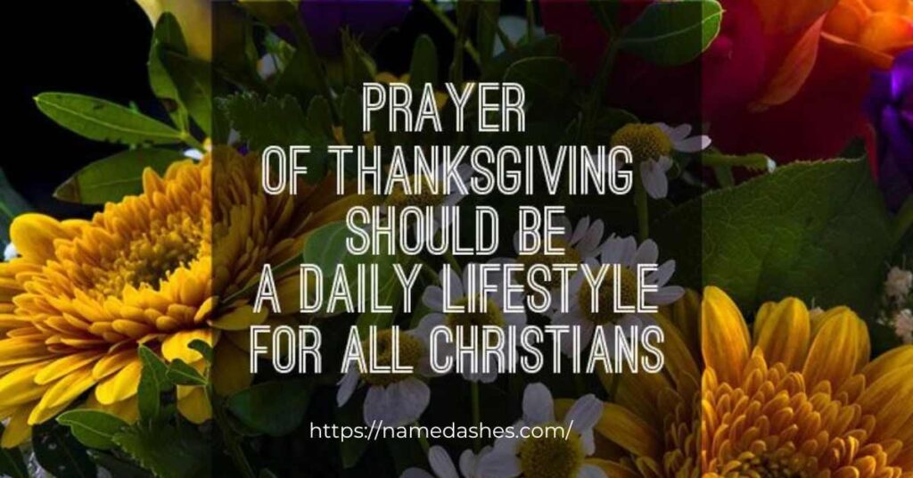 Prayers for Daily Thanksgiving
