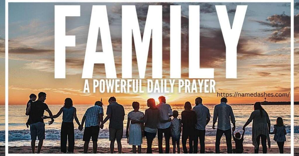 Prayers for family 